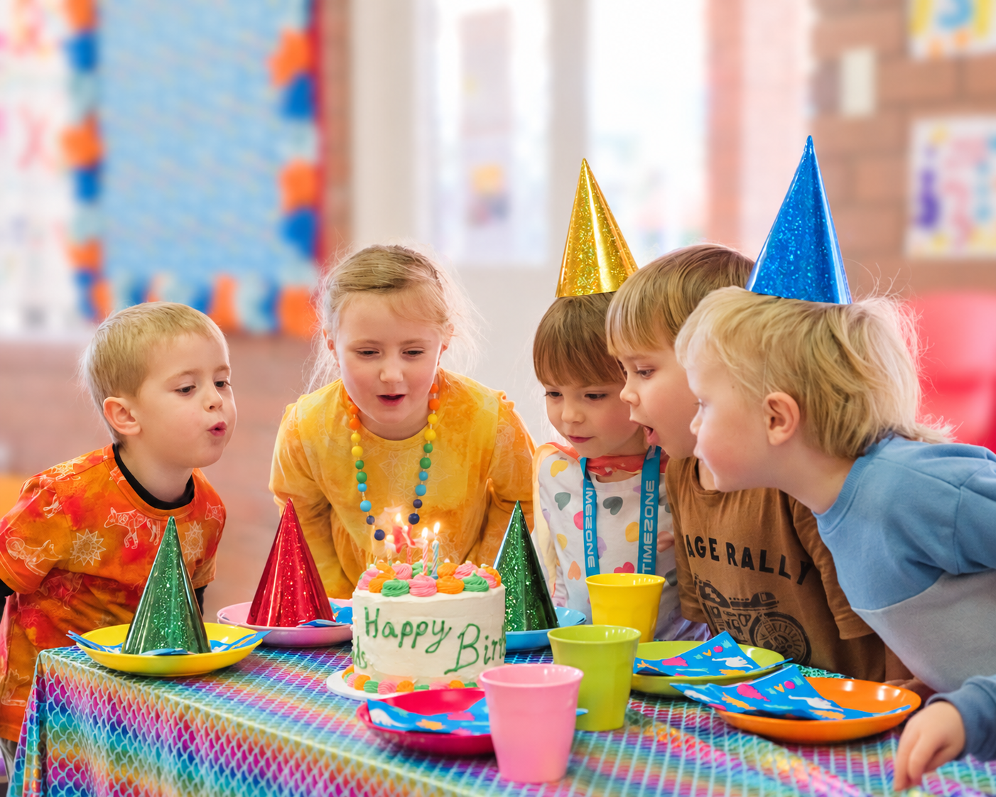First Friends venue set up for a birthday party